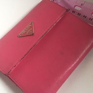 Pink PRADA Bifold Wallet